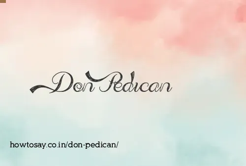 Don Pedican