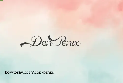 Don Penix
