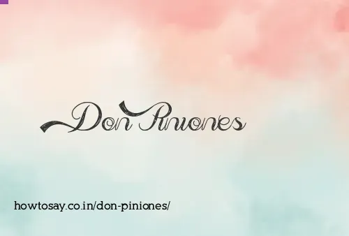 Don Piniones