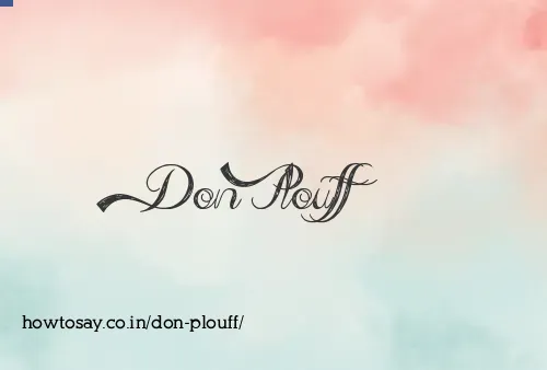Don Plouff