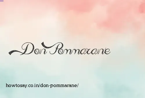 Don Pommarane