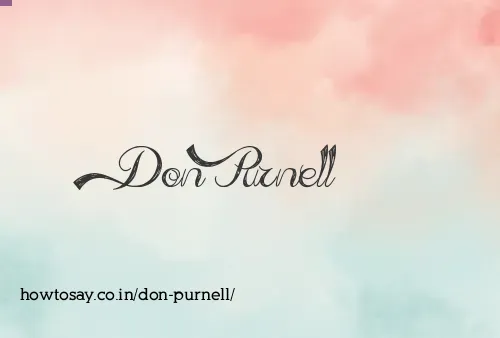 Don Purnell
