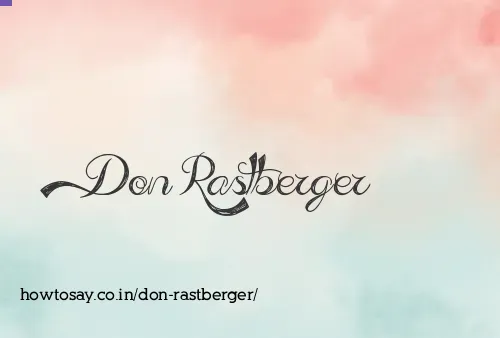 Don Rastberger