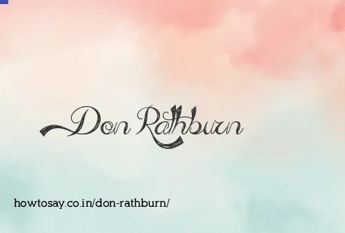 Don Rathburn