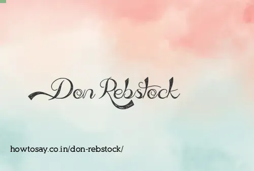 Don Rebstock