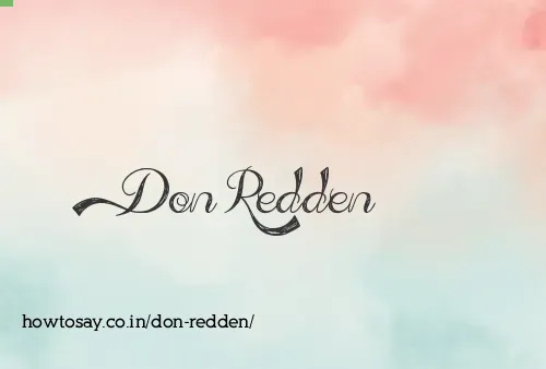 Don Redden