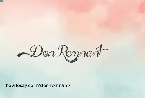 Don Remnant