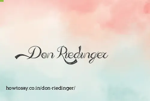 Don Riedinger