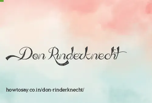 Don Rinderknecht