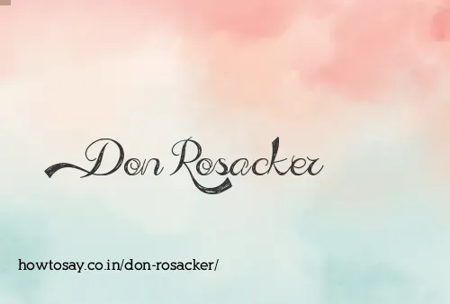 Don Rosacker
