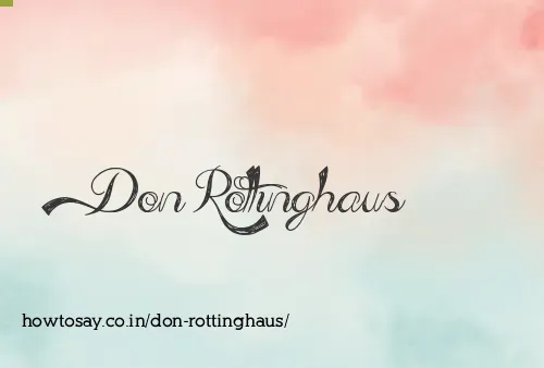 Don Rottinghaus