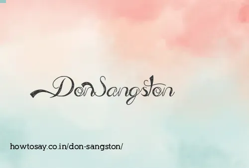 Don Sangston