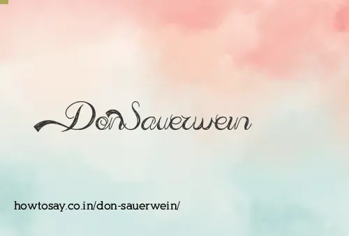 Don Sauerwein