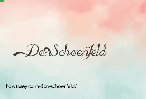 Don Schoenfeld