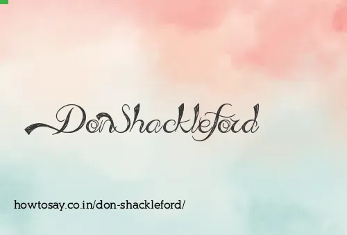 Don Shackleford