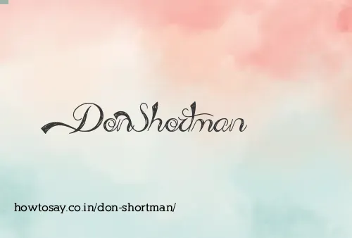 Don Shortman