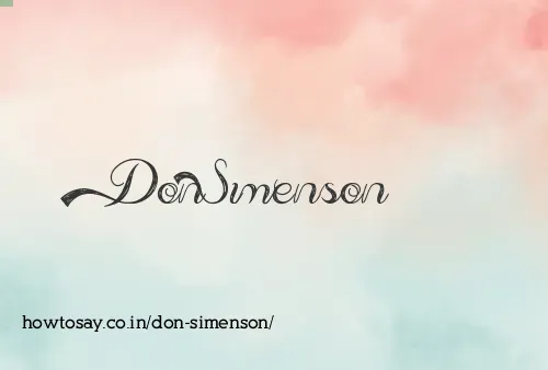 Don Simenson