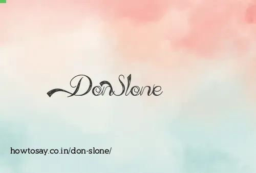 Don Slone