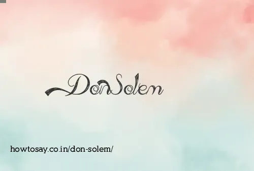 Don Solem