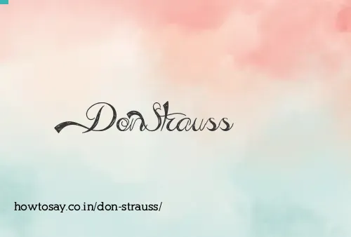 Don Strauss