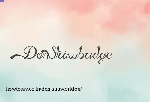Don Strawbridge