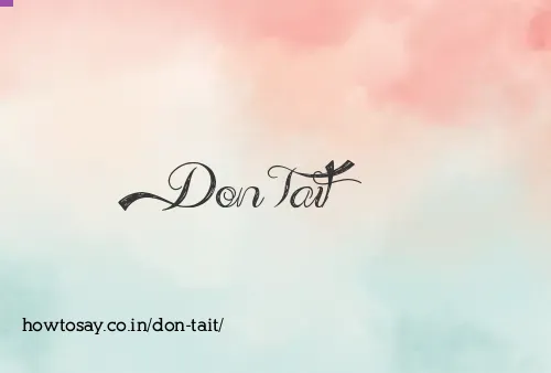Don Tait