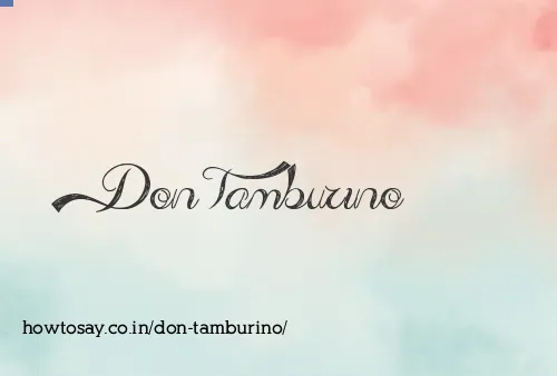 Don Tamburino