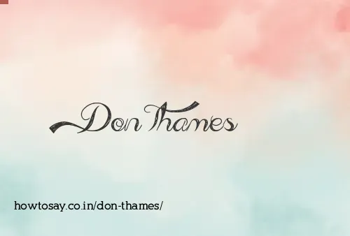 Don Thames
