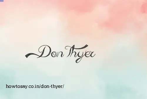 Don Thyer
