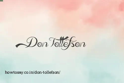 Don Tollefson