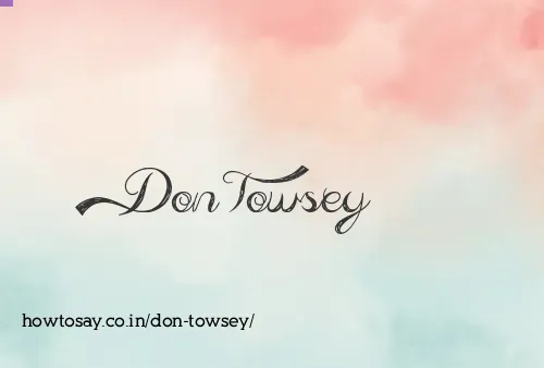 Don Towsey