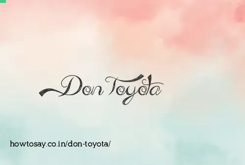 Don Toyota