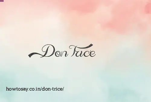 Don Trice