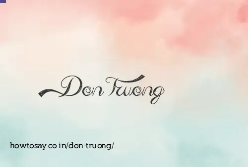 Don Truong