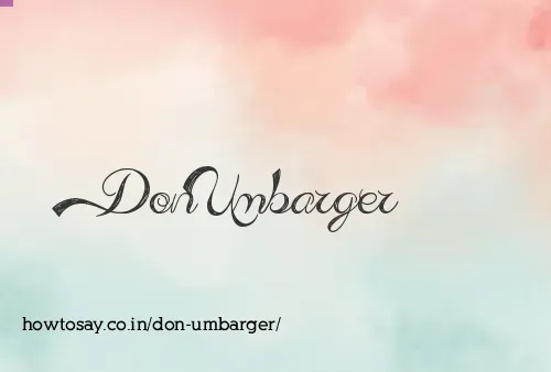 Don Umbarger