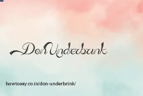 Don Underbrink