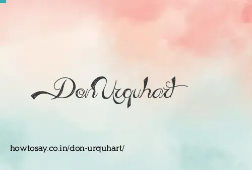 Don Urquhart