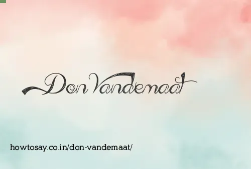 Don Vandemaat