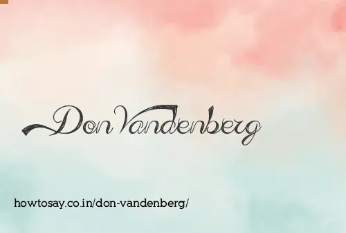 Don Vandenberg