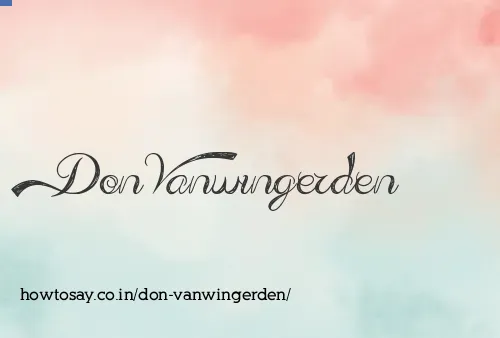 Don Vanwingerden