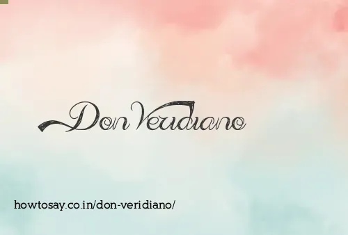 Don Veridiano