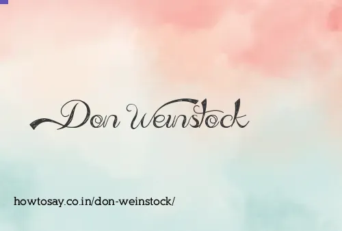 Don Weinstock