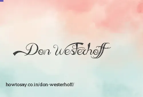 Don Westerhoff