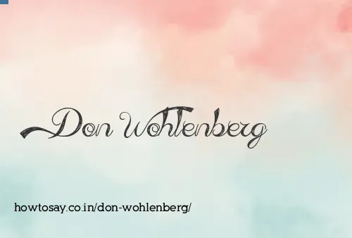 Don Wohlenberg