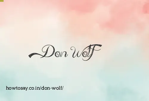 Don Wolf