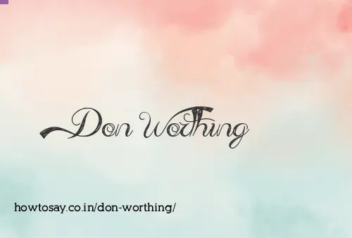 Don Worthing