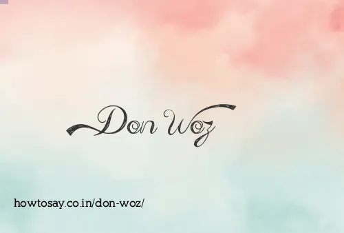 Don Woz