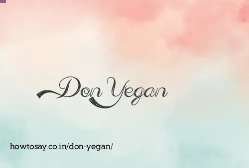 Don Yegan