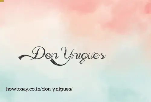 Don Ynigues