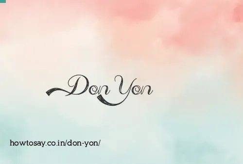 Don Yon